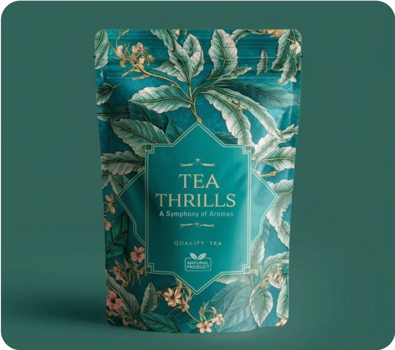 Custom Printed Tea packaging | The Bags Lane