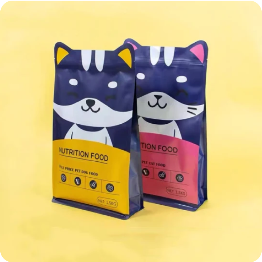 Printed Cat Food Packaging Pouches | The Bags Lane