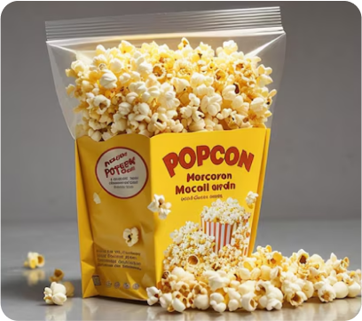 Custom Printed Popcorn Packaging | The Bags Lane