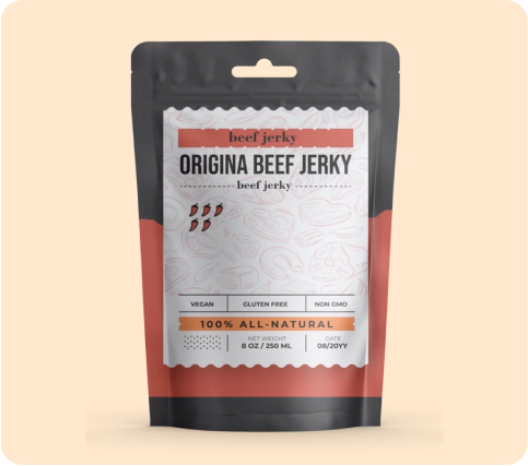 Custom Beef jerky Packaging | The Bags Lane