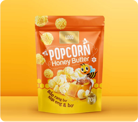 Custom Popcorn Packaging | The Bags Lane